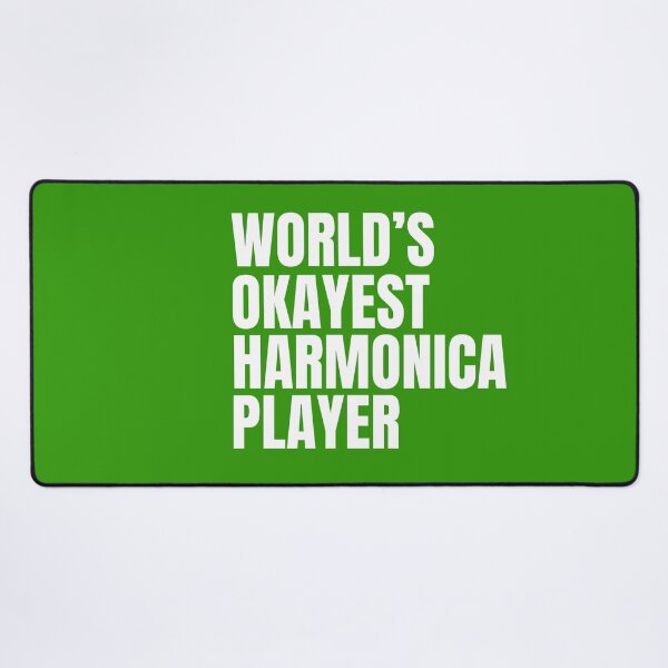Item preview, World's Okayest Harmonica Player - White designed and sold by Cutsandsparks.