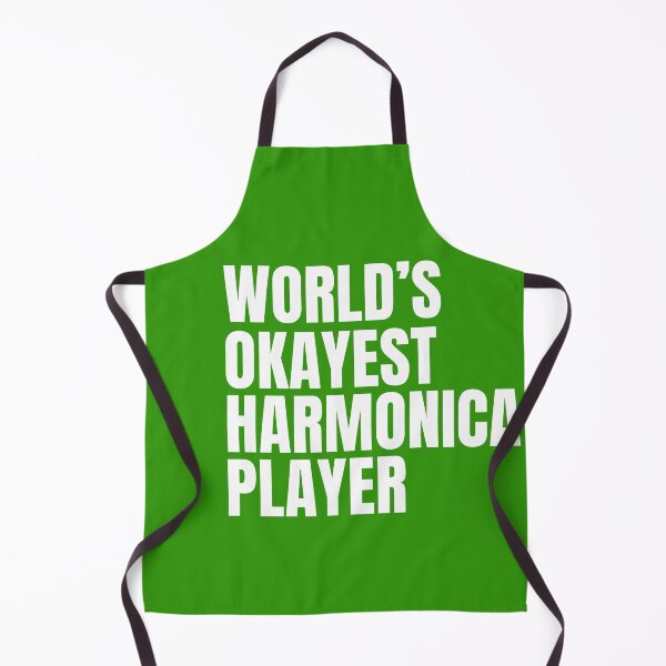 Item preview, World's Okayest Harmonica Player - White designed and sold by Cutsandsparks.