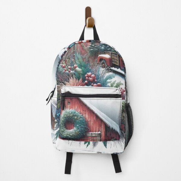 Item preview, Winter landscape. Cottage and old American cars. Retro. designed and sold by MagelliShop.