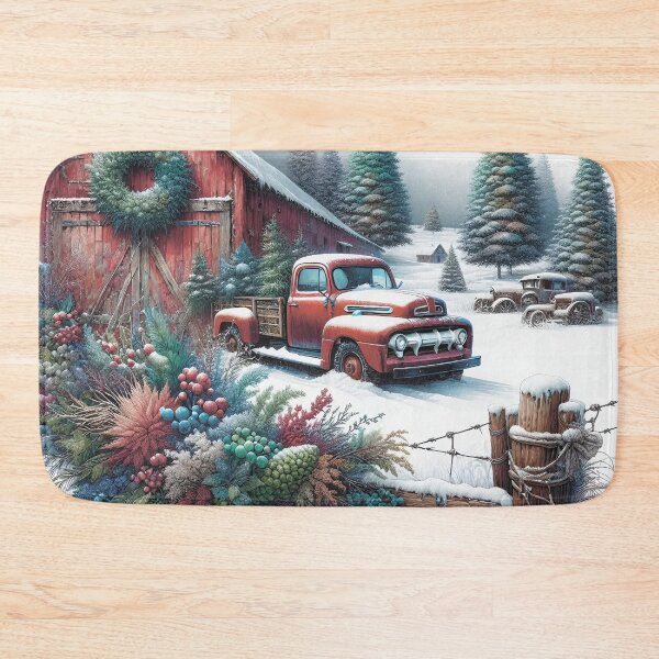 Item preview, Winter landscape. Cottage and old American cars. Retro. designed and sold by MagelliShop.