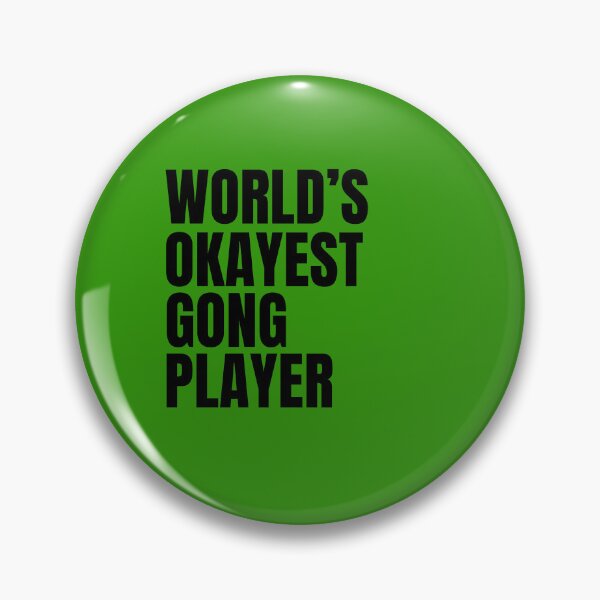 Item preview, World's Okayest Gong Player - Black designed and sold by Cutsandsparks.