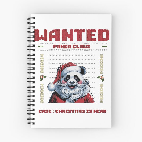 Item preview, "Wanted: Panda Claus" designed and sold by BaKaT-s.