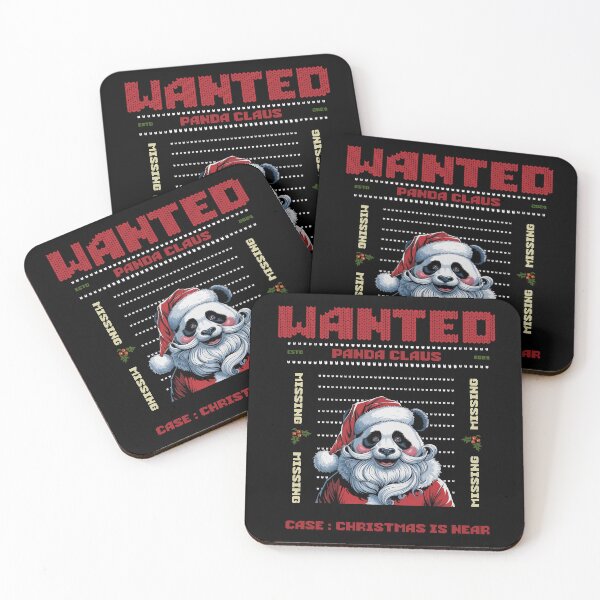Item preview, "Wanted: Panda Claus" designed and sold by BaKaT-s.