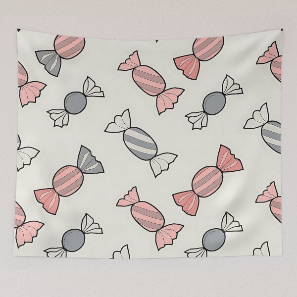 Item preview, Playful candy pattern designed and sold by Haji  Kamora.
