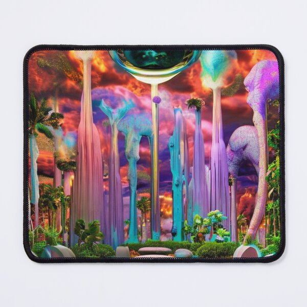 Item preview, Futuristic abstract colorful landscape inspired by calcium. designed and sold by ruiztiger70.