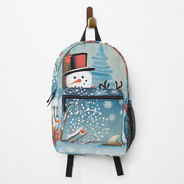 Item preview, Winter landscape. Snowmen and reindeers. designed and sold by MagelliShop.
