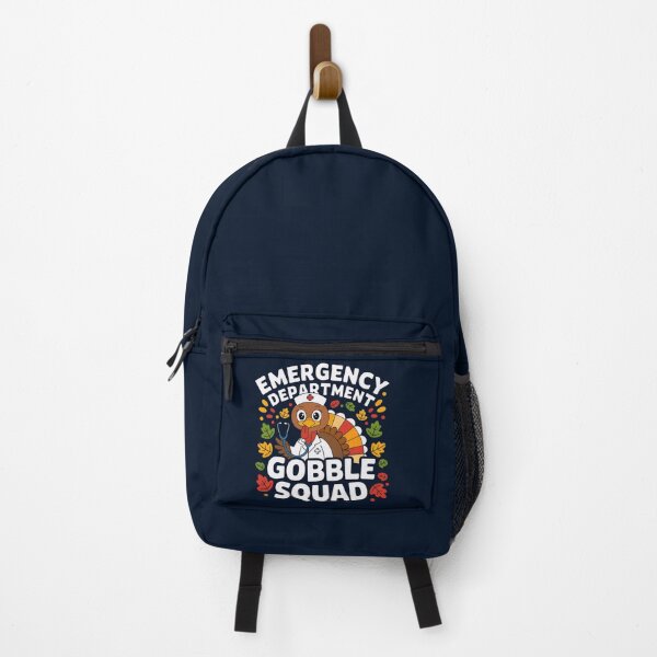 Item preview, Emergency Department Gobble Squad Nurse Thanksgiving Turkey designed and sold by Imaginarium Design.