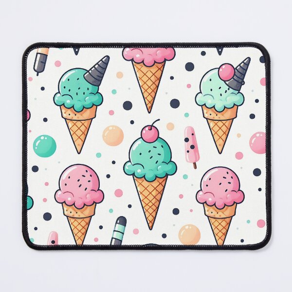 Item preview, Colorful ice cream pattern designed and sold by Haji Kamora.