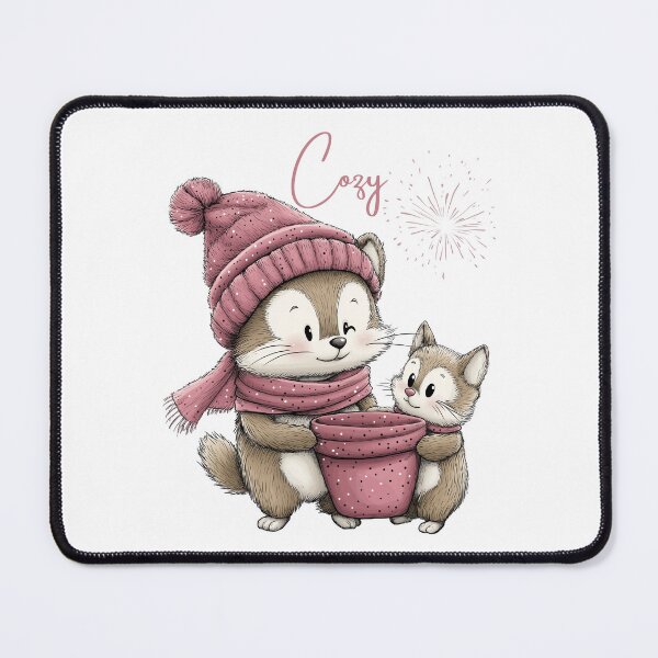 Item preview, Cozy Animal Art, Winter Animal Illustration, Cute Winter Poster, Warm and Fuzzy Art, Animal Family Print, Cozy Vibes Artwork, Cute Winter Decor, Adorable Animal Art designed and sold by BukkyStory.
