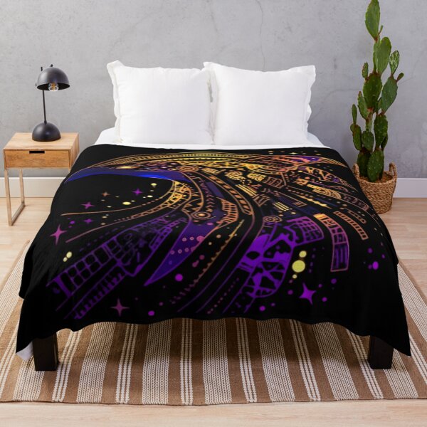 Item preview, Cosmic Mysticism: Dolphin in Tribal Style with Cosmic Colors designed and sold by SweetMagicDream.