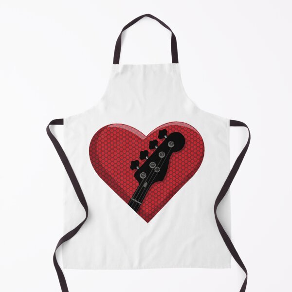 Item preview, Bass Guitar Love Heart w Amp Grill Music  designed and sold by SaltCreatives.