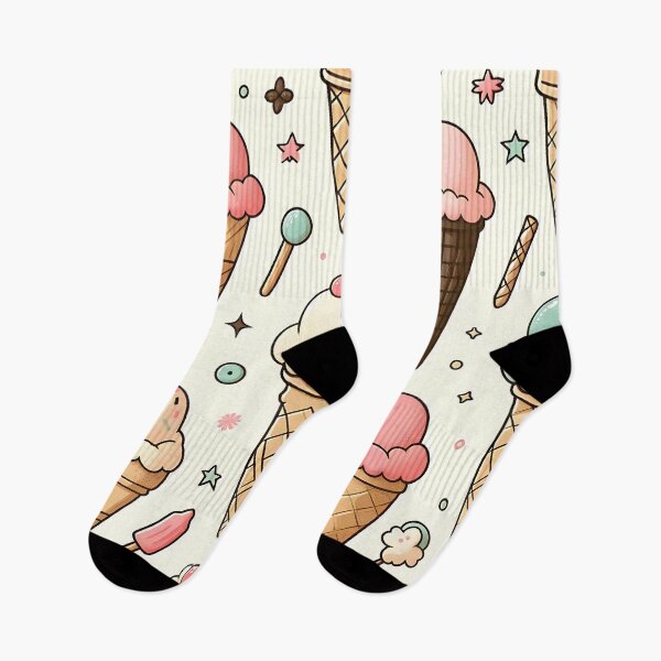 Item preview, Colorful ice cream pattern designed and sold by Haji  Kamora.