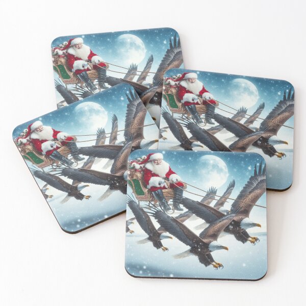 Item preview, Santa's Bald Eagles designed and sold by Wayne Thomson.