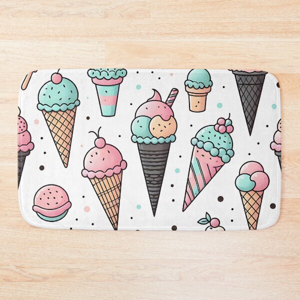 Item preview, Colorful ice cream pattern designed and sold by Haji  Kamora.