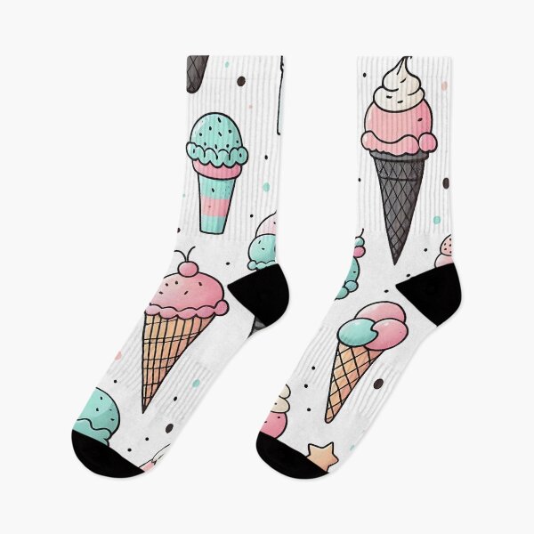Item preview, Colorful ice cream pattern designed and sold by Haji  Kamora.