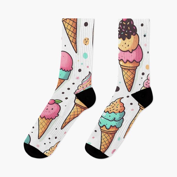 Item preview, Colorful ice cream pattern designed and sold by Haji  Kamora.