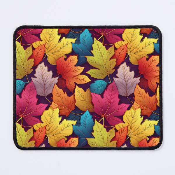 Item preview, Autumn Charm: A colourful rustic pattern with leaves in earthy tones, creating a natural and organic feel. designed and sold by Grang Art Artistic Designs.