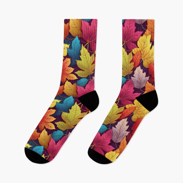 Item preview, Autumn Charm: A colourful rustic pattern with leaves in earthy tones, creating a natural and organic feel. designed and sold by Grang Art Artistic Designs.