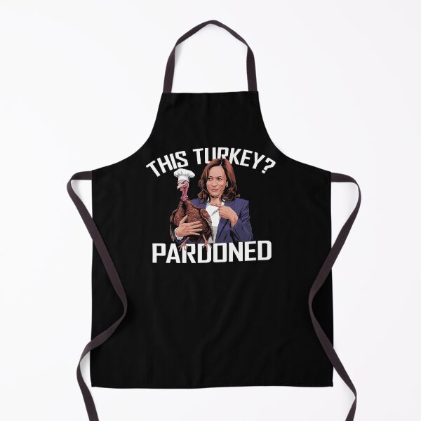 Item preview, This Turkey? Pardoned! - Funny President Kamala Harris Quote Satire, Thanksgiving holiday designed and sold by CottonGarb.
