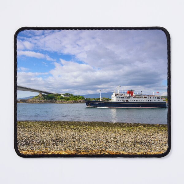 Item preview, MV Hebridean Princess Approaching Skye Bridge designed and sold by Kasia Design.
