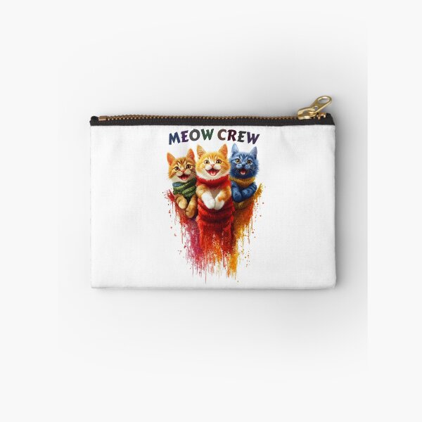 Item preview, Meow Crew Art, Cute Cat Illustration, Colorful Kitten Print, Adorable Cat Poster, Playful Cat Design, Feline Friends Art, Vibrant Cat Artwork, Fun Pet Decor designed and sold by BukkyStory.