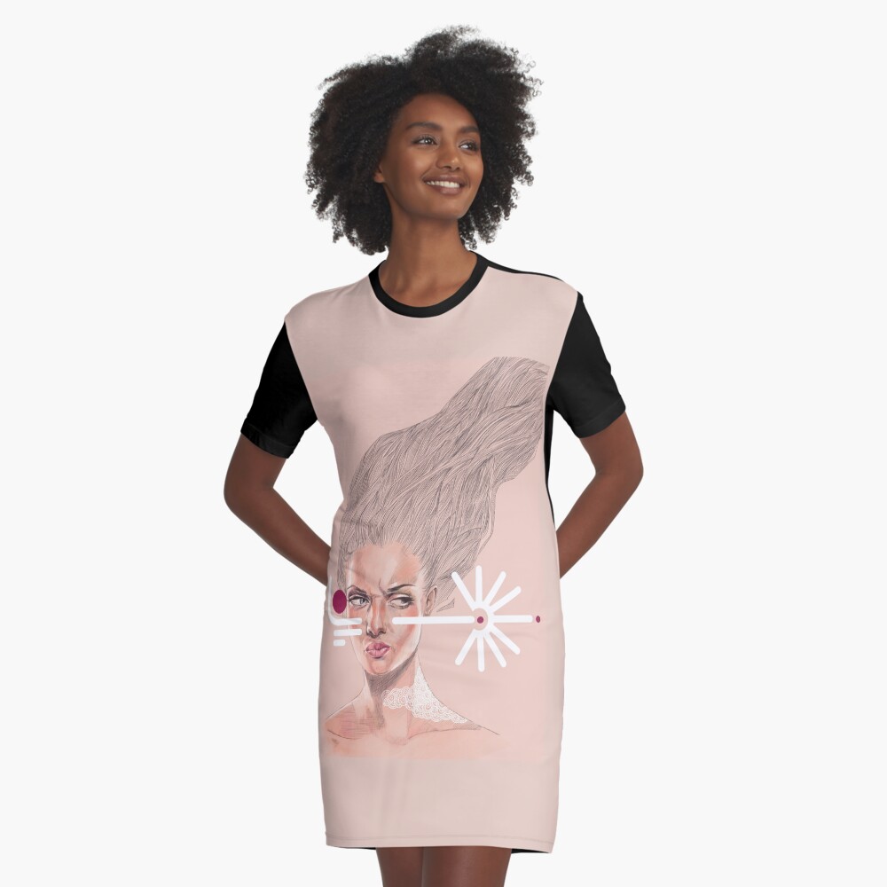 Aperçu de l'œuvre Robe t-shirt créée et vendue par Aldarane.