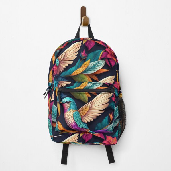Item preview, Humming Bird Charm: A colourful rustic pattern with humming birds, creating a natural feel. designed and sold by Grang Art Artistic Designs.