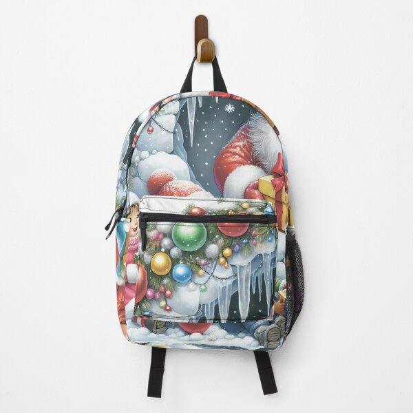 Item preview, Santa Claus and children. Gifts, baubles and icicles. designed and sold by MagelliShop.