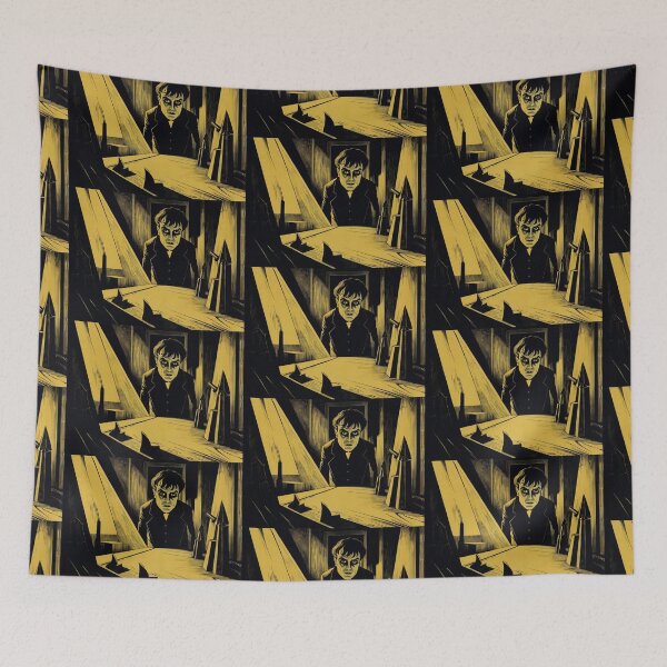 Item preview, The Cabinet of Dr Caligari vintage illustration designed and sold by Vintage Designs +.