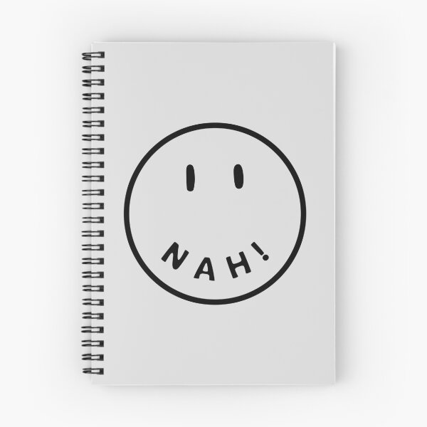 Item preview, NAH emoji typography design designed and sold by ARTISTIC222.