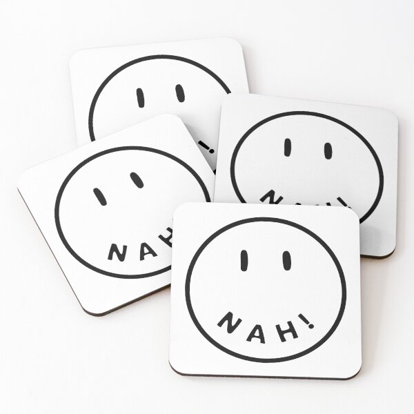 Item preview, NAH emoji typography design designed and sold by ARTISTIC222.