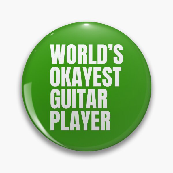 Item preview, World's Okayest Guitar Player - White designed and sold by Cutsandsparks.