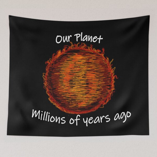 Item preview, Ancient Earth: Millions of Years Ago - Stickers, T-Shirts, Posters designed and sold by MechanicalART.