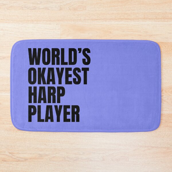 Item preview, Copy of World's Okayest Harp Player - Harp designed and sold by Cutsandsparks.