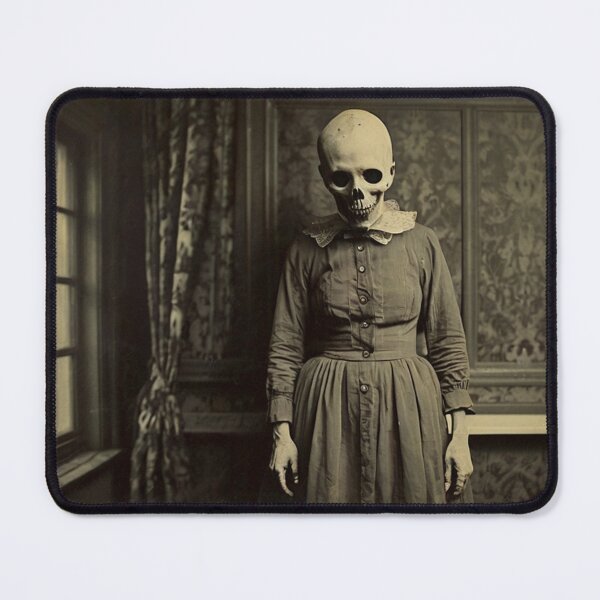 Item preview, Creepy Horror Ghost woman old vintage photograph haunted house designed and sold by Vintage Designs +.