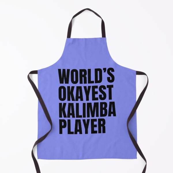 Item preview, World's Okayest Kalimba Player - Black designed and sold by Cutsandsparks.