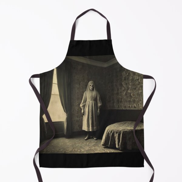 Item preview, Creepy Horror Ghost woman old vintage photograph haunted house designed and sold by Vintage Designs +.