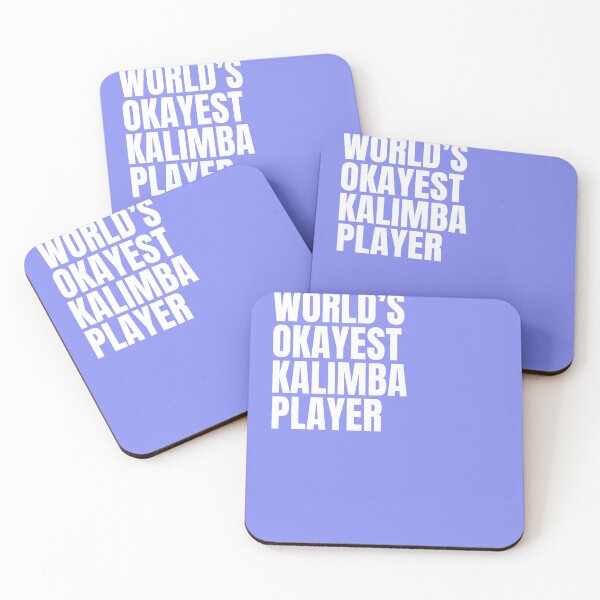 Item preview, World's Okayest Kalimba Player - White designed and sold by Cutsandsparks.