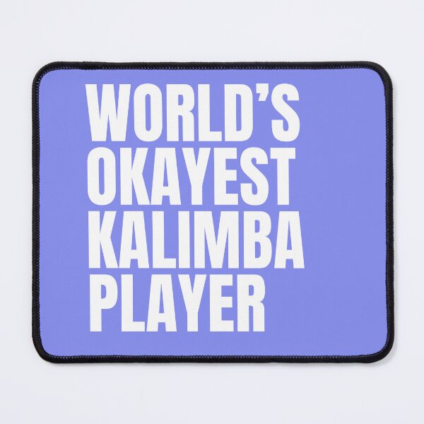 Item preview, World's Okayest Kalimba Player - White designed and sold by Cutsandsparks.