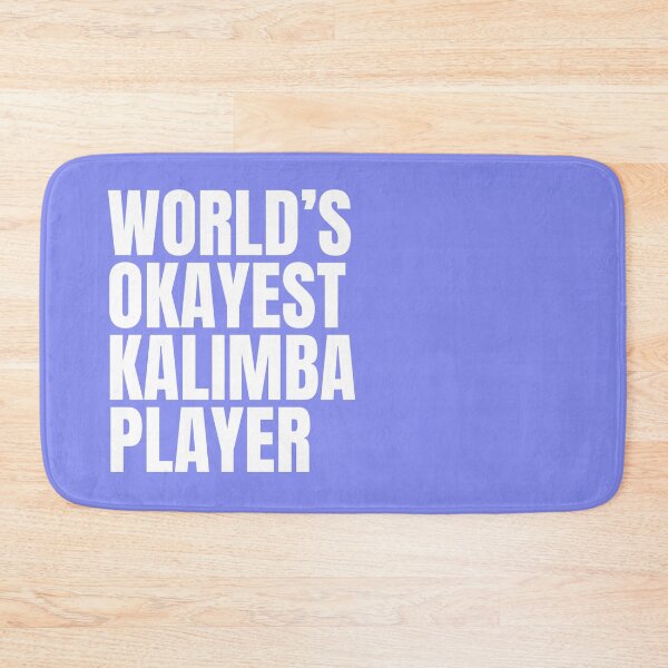 Item preview, World's Okayest Kalimba Player - White designed and sold by Cutsandsparks.