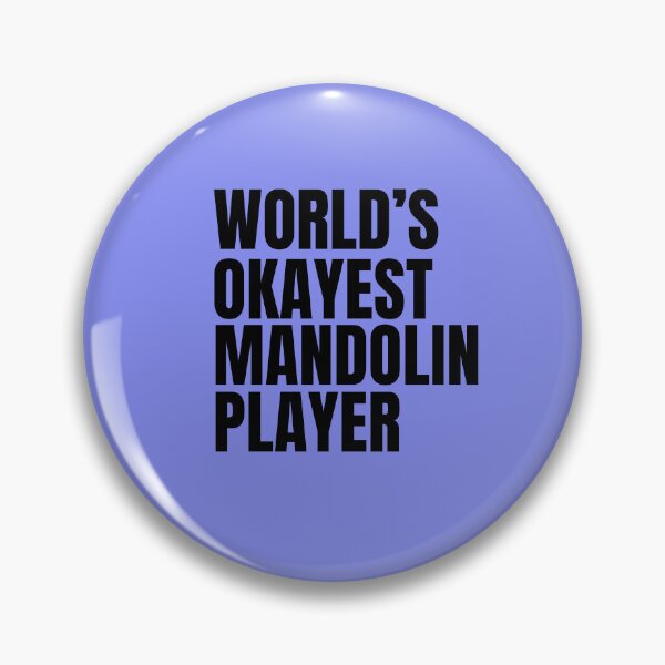 Item preview, World's Okayest Mandolin Player - Black designed and sold by Cutsandsparks.