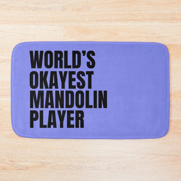 Item preview, World's Okayest Mandolin Player - Black designed and sold by Cutsandsparks.