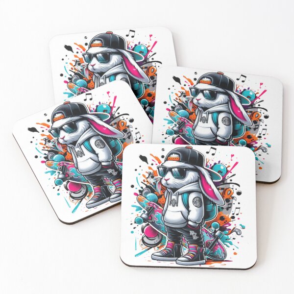Item preview, Urban Rabbit in Streetwear Art designed and sold by Yas_oma.