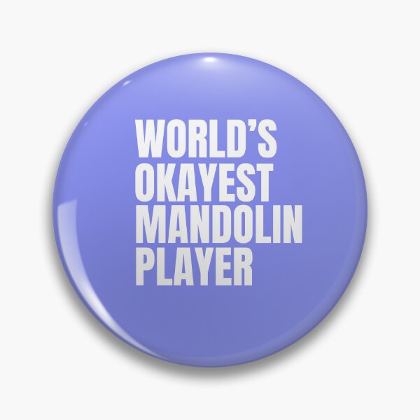 Item preview, World's Okayest Mandolin Player - White designed and sold by Cutsandsparks.