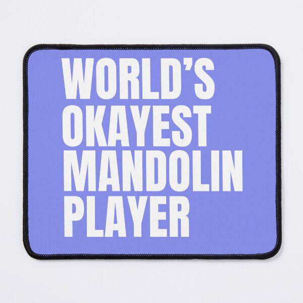 Item preview, World's Okayest Mandolin Player - White designed and sold by Cutsandsparks.