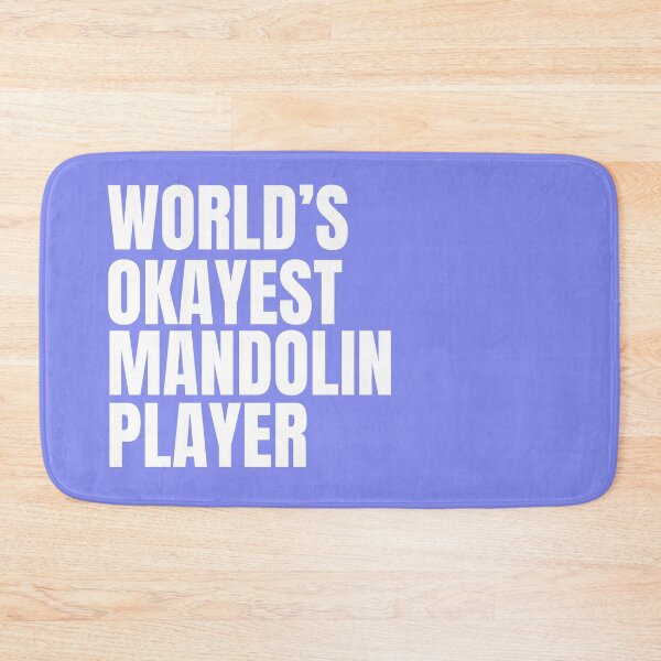Item preview, World's Okayest Mandolin Player - White designed and sold by Cutsandsparks.