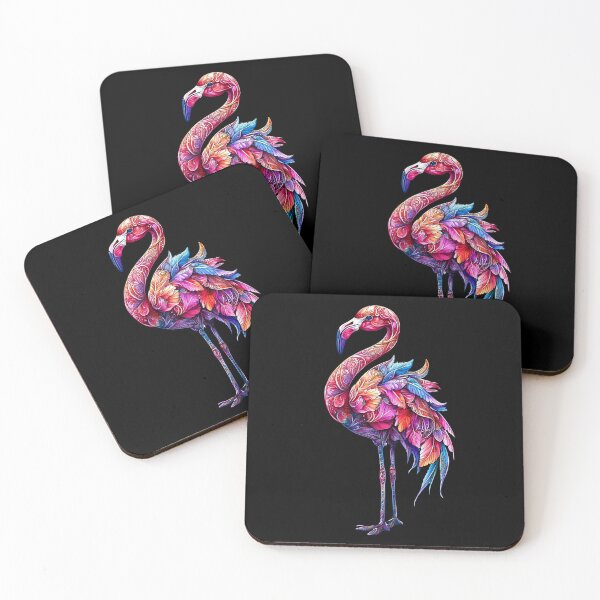 Item preview, Brightly Colored Flamingo designed and sold by ACastilloArt.