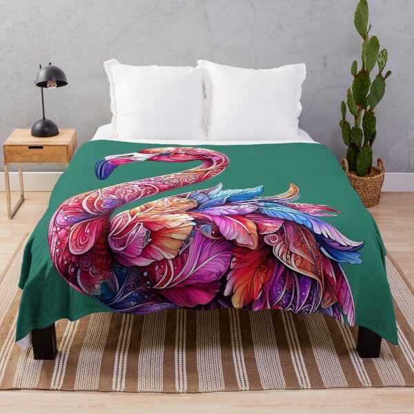 Item preview, Brightly Colored Flamingo designed and sold by ACastilloArt.