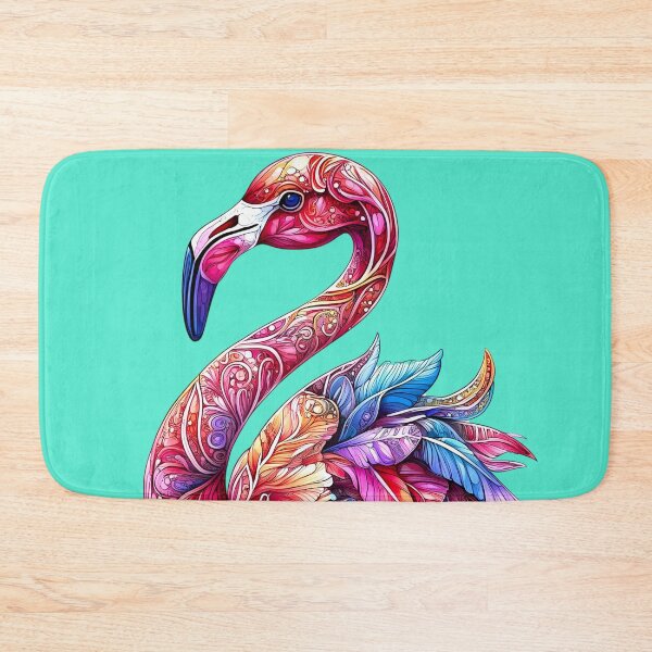 Item preview, Brightly Colored Flamingo designed and sold by ACastilloArt.