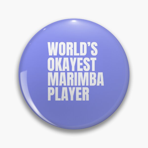 Item preview, World's Okayest Marimba Player - White designed and sold by Cutsandsparks.